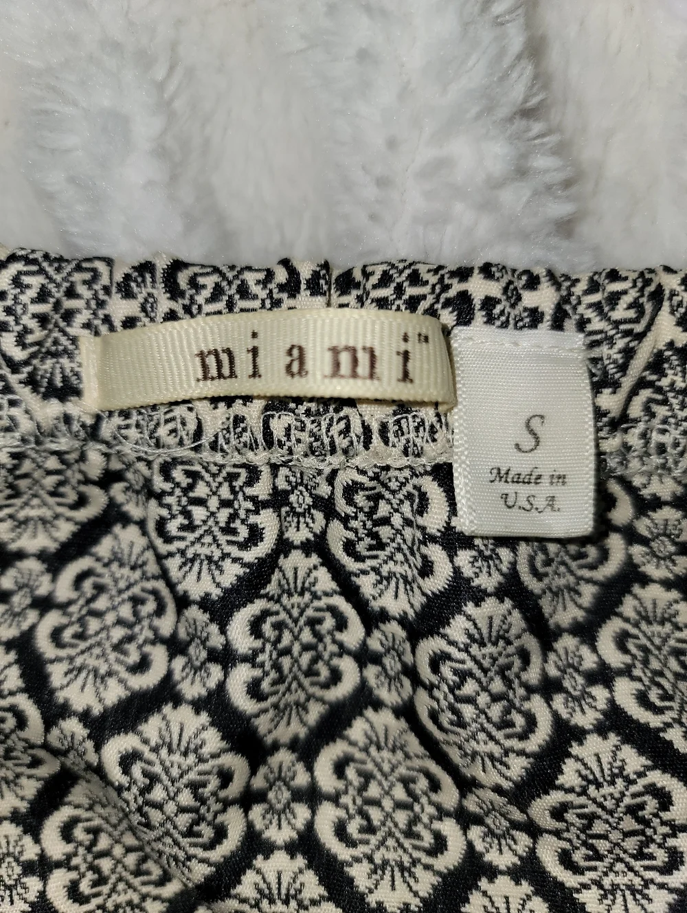 miami Strapless Sheath Dress in Black and White Tile Print - Picture 7 of 13